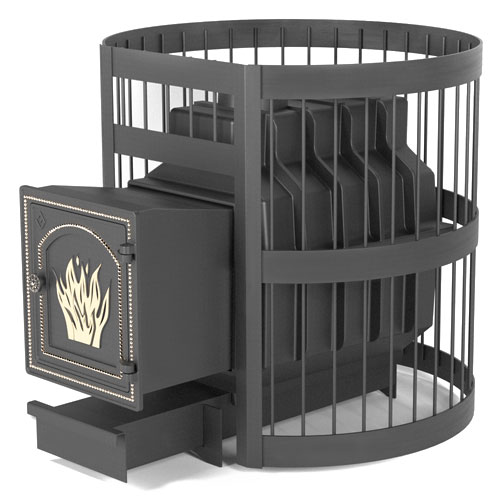 Печь для бани Везувий Легенда Ретро Стандарт 24 (ДТ-4)